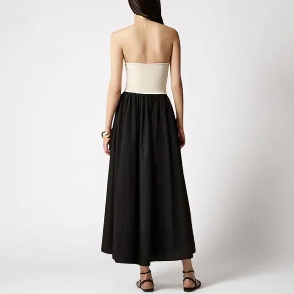 J. Crew Strapless colorblock mixy dress Size Small - Picture 2 of 13